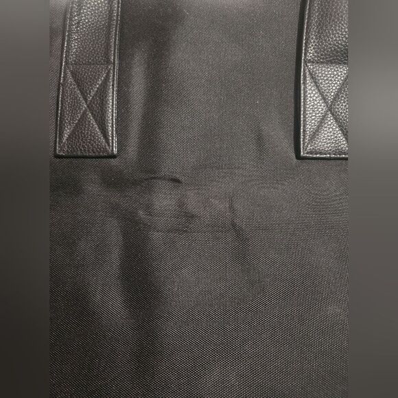 NewinBox YvesSaintLaurent Black CanvasTextile Leather 2Adjustable Straps 23"×15" - Picture 9 of 9